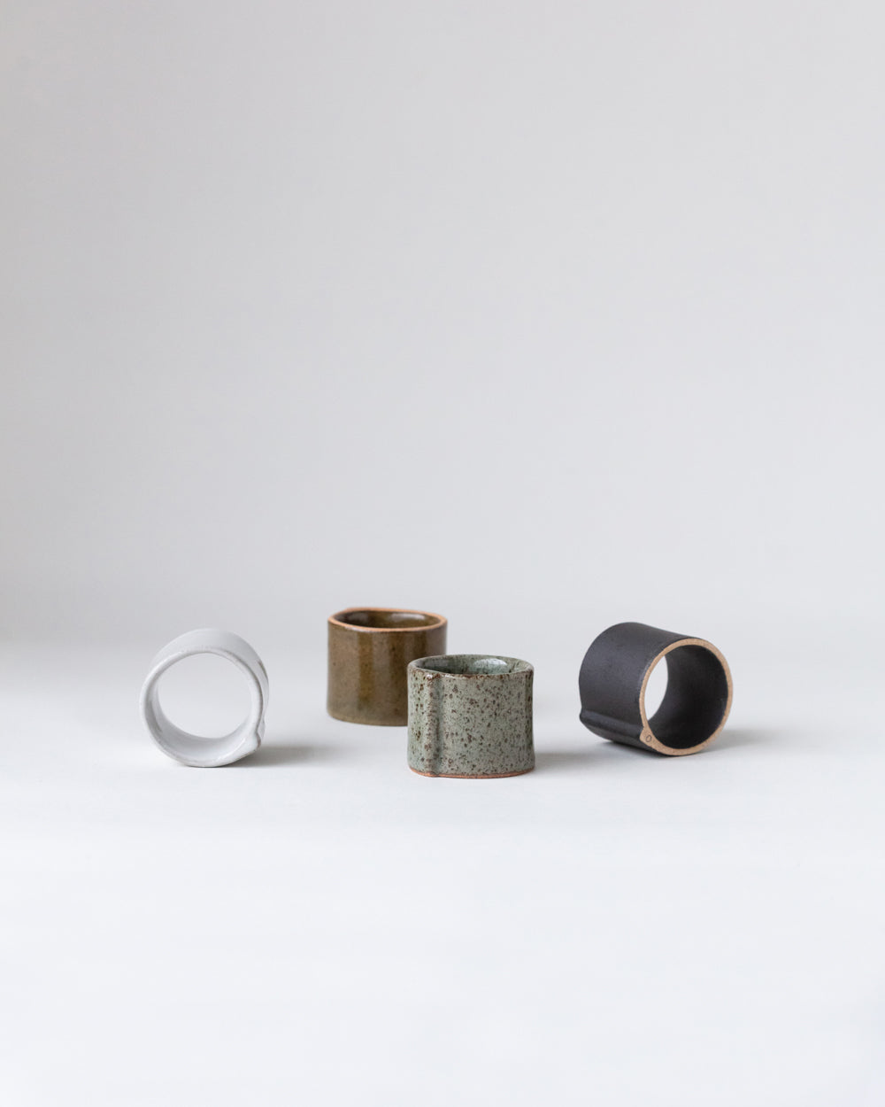 RIKA - Rond de serviette - Charbon
