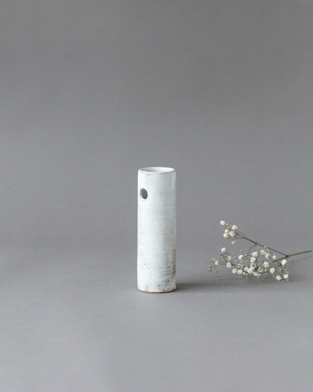 KASUMI TUBE VASE HOLD - S - Blanc