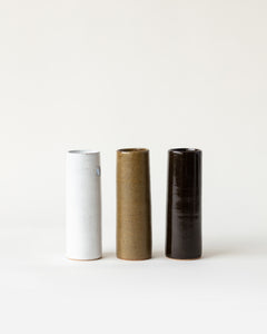 KASUMI TUBE VASE HOLD - M - Kaki